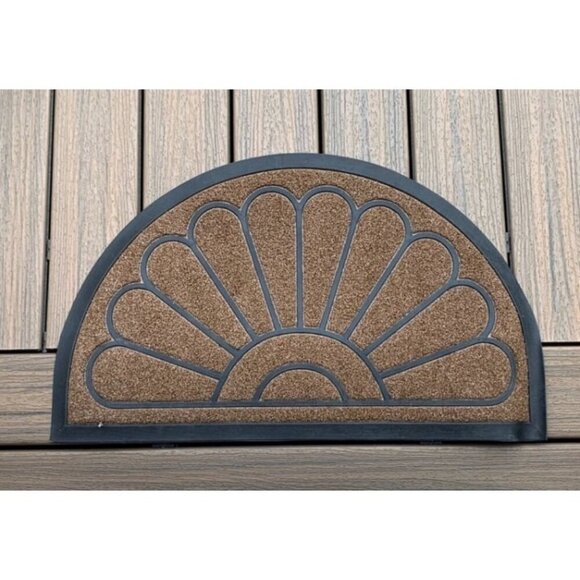 New Doormat - Welcome Mat, Outdoor Entry Mat, Welcome Doormat - Half Circle - Picture 1 of 2